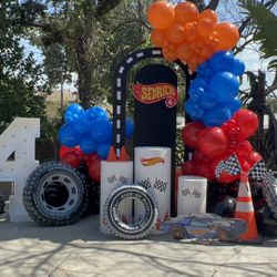 Hot Wheels Birthday Set Up 