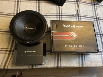 Fosgate Prime amp 4 channel New never used still wrapped & used 12” R2 subwoofer dual voice coil 4ohms 250rms-500watts