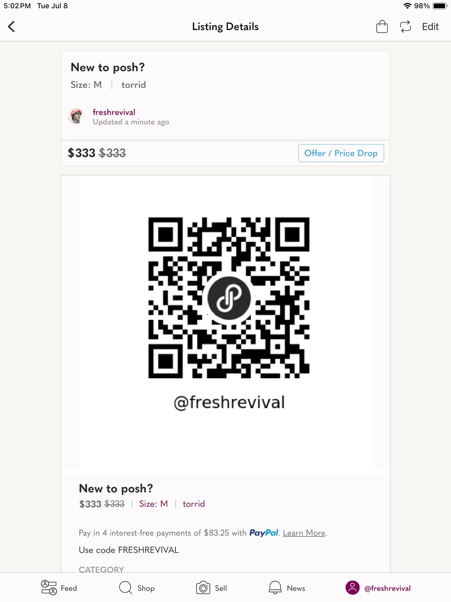 Poshmark Coupon