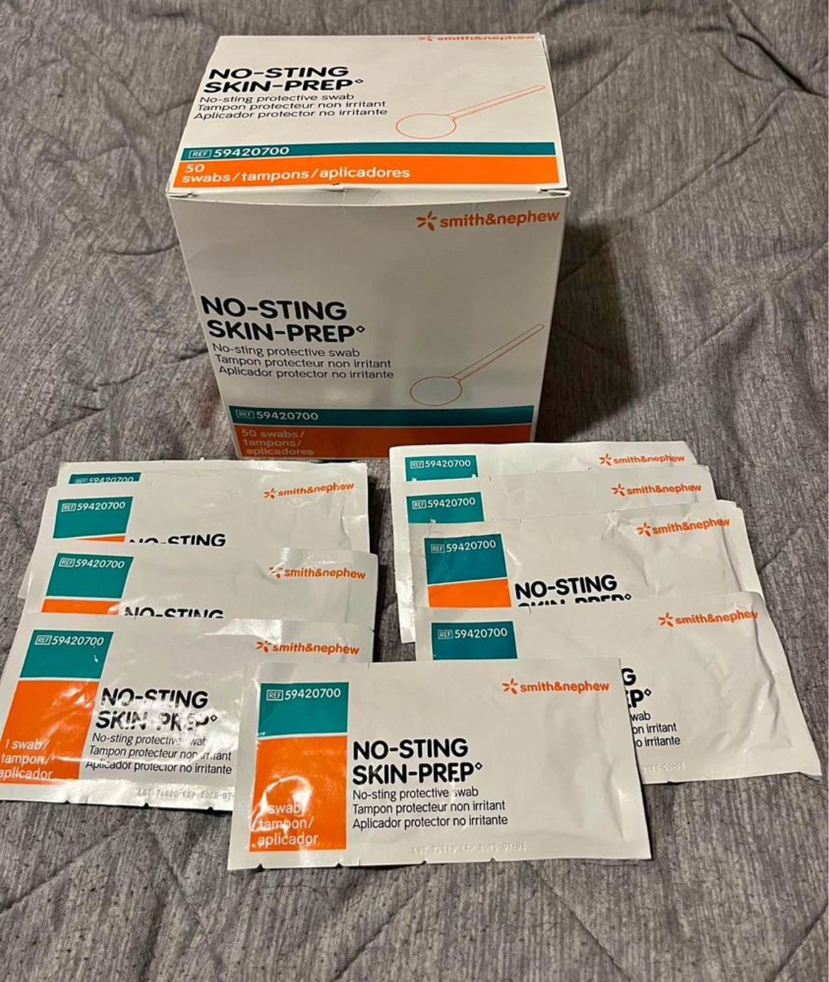 No-Sting Skin-Prep Ostomy Swabs by Smith & Nephew