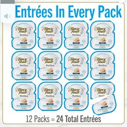 Purina Fancy Feast Petites Ocean Whitefish Entree with Tomato in Gravy Gourmet Wet Cat Food Pate 