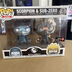 Funko POP! Mortal Kombat: Sub-Zero & Scorpion 2-Pack (GameStop Exclusive)