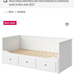Kids White Bed w/ Storage x2