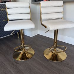 Cimota modern velvet bar stools