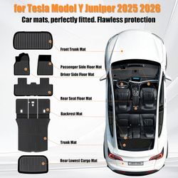AUXKO All Weather Full Set Mats for 2025 2026 New Tesla Model Y Juniper  #1435S UP3