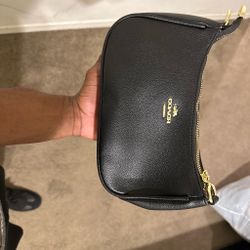 Black coach purse