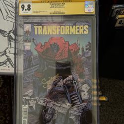 Transformer CGC 9.8 Signed By Mike Spicer 