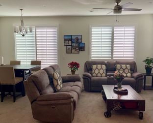 Interior Wood Shutters- Custom, Plantation, Professional Installation, Licensed Company, Window Treatments & Coverings, Persianas De Madera, Espanol