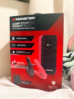 Monster jump starter power bank 8000 MAH