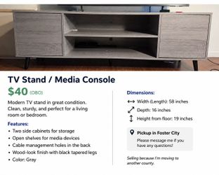 TV Stand / Media Console