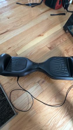 Black hoverboard with rgb lighting