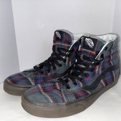 Vans Plaid Sk8-Hi – Like New For Cheap, Rarely Used 10.5