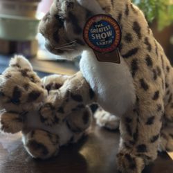  Leopard And Cub Greatest Show Ringling Fiesta Plush Toy