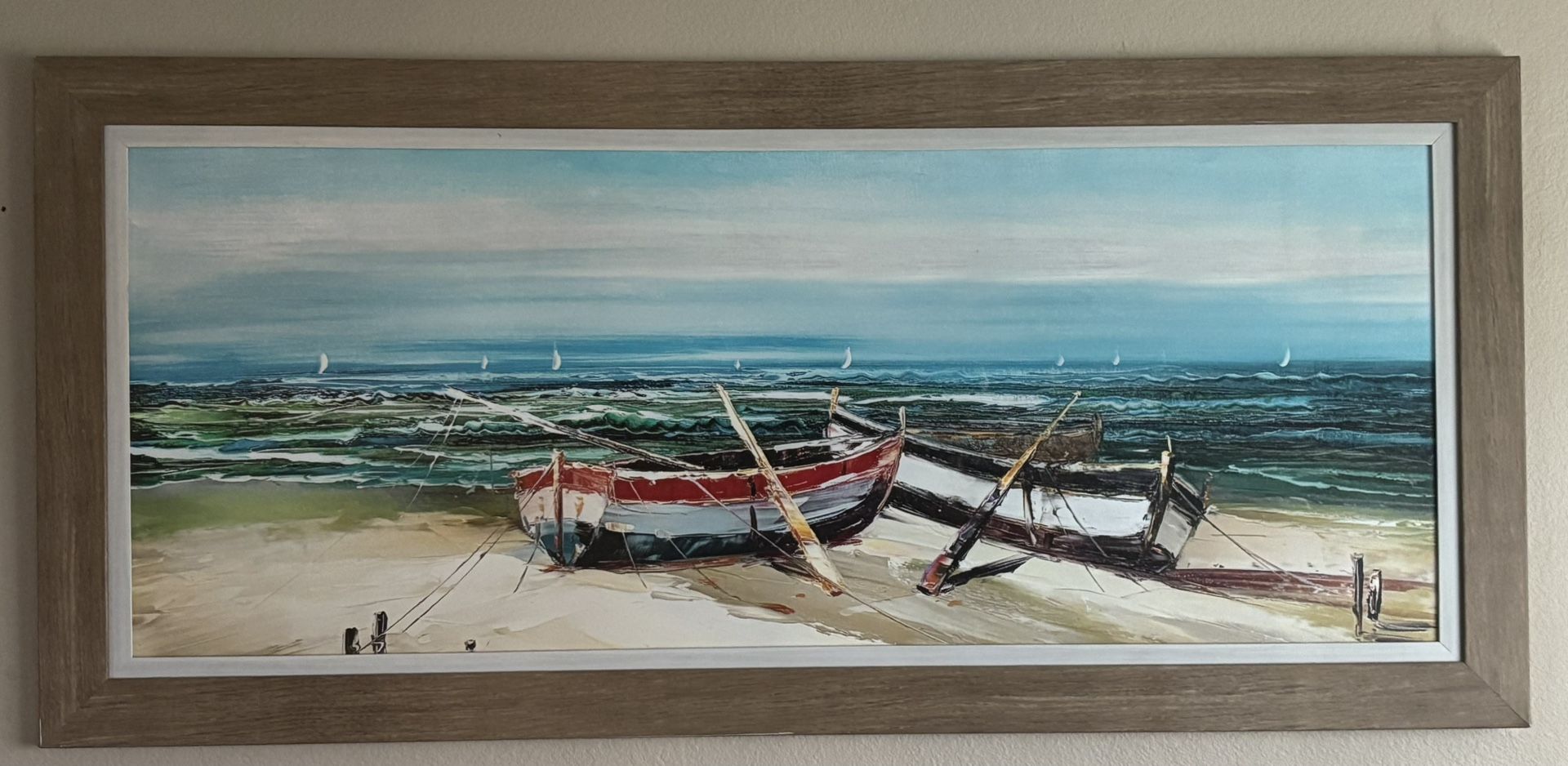 45” By 22” Canvas Wood frame 