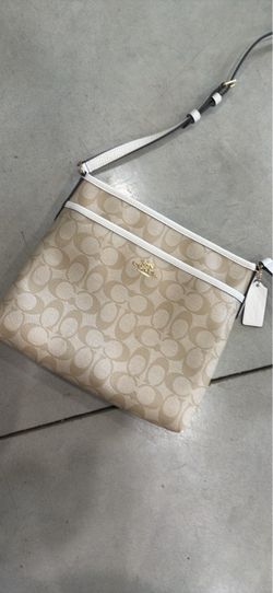 Coach Signature Crossbody Bag and Matching Wristlit