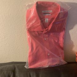 Van Heusen Long Sleeved Dress Shirt  L-XL