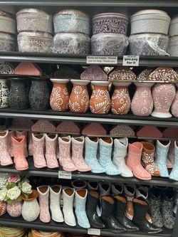 💥 Talavera boot vase 👢