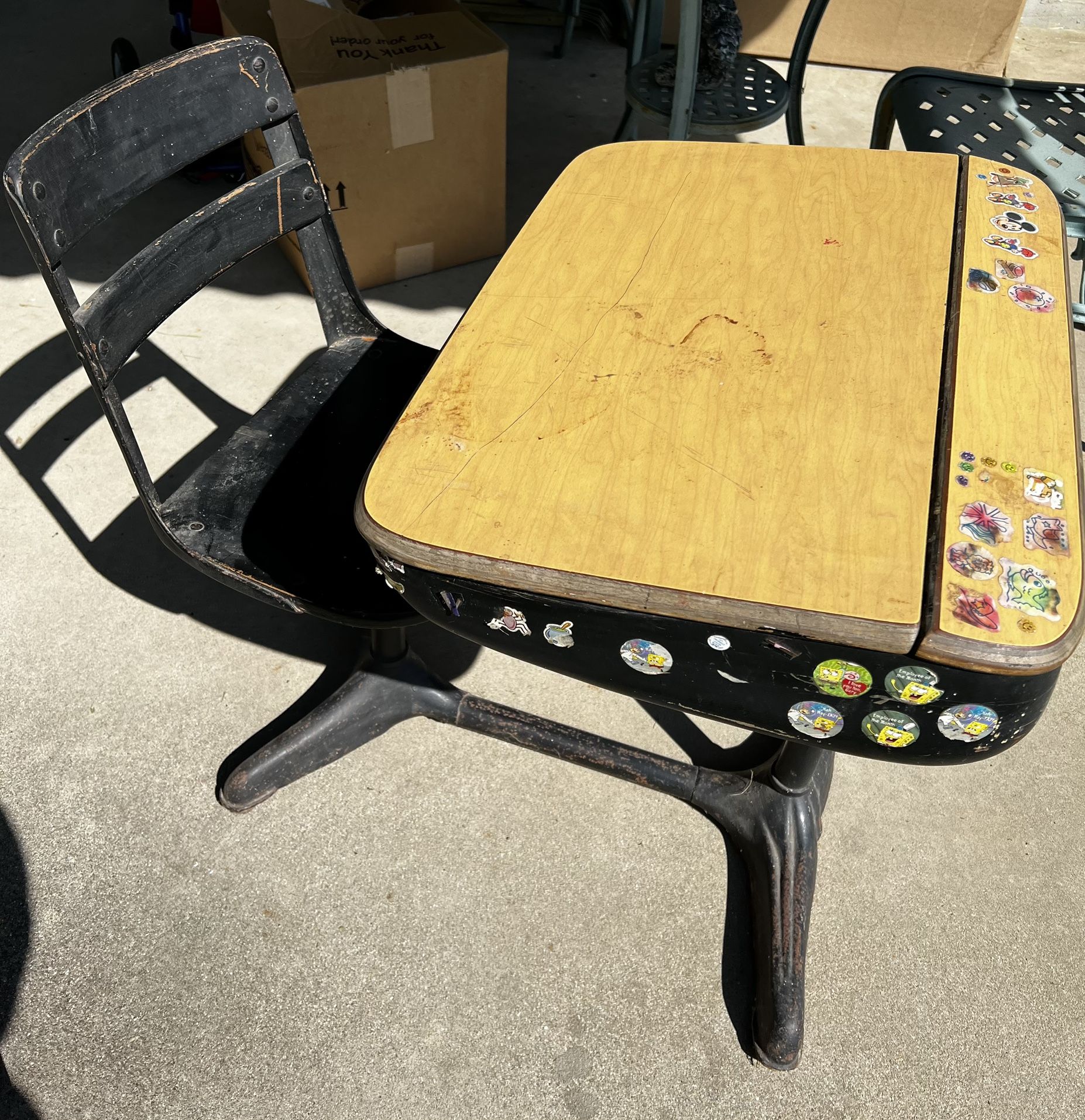 Antique School Desk