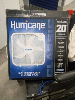 Hurricane fan 20"    20$