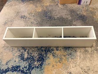 White 60” Floating TV Stand / Wall-Mounted Media Shelf