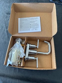 New Moen chrome vanity faucets