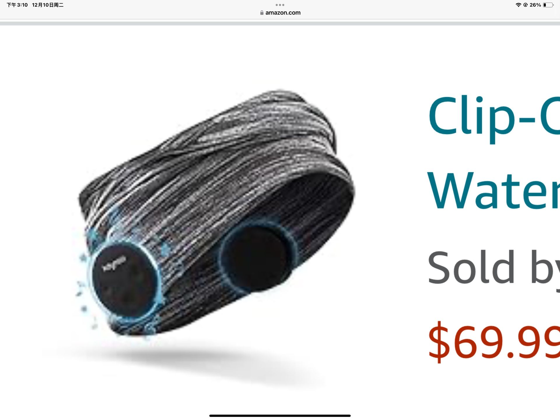 Clip-On Magnetic Bluetooth Headphones Headwear, Keymao Headwear with IPX5 Waterproof Bluetooth 5.0 Wireless headsets for Women & Man