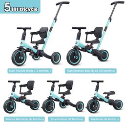 Neuyoo 5 in 1 Tricycle for toddlers