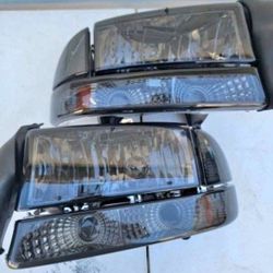 98-03 Dodge Durango 97-04 Dakota Headlights Luces Calaveras Micas Faros Focos Faroles Headlamps