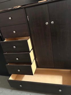 Large Pacoima dark wardrobe