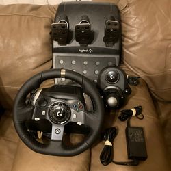 Xbox Logitech G920 Wheel, Pedals & Shifter