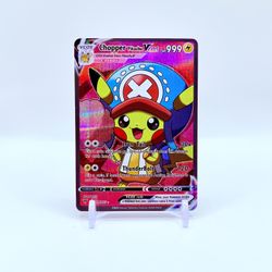 Chopper Pikachu V Cosplay Holo Card