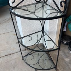 Corner glass Shelf