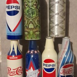 Pepsi Cola Tin Retro Design Bottles ( 16 OZ.) Unopened!