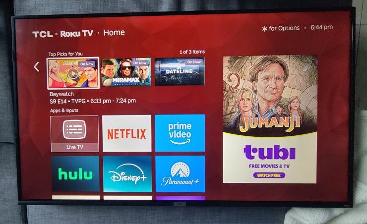 TCL 55" Roku Smart TV (55S435) – Excellent Condition