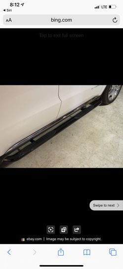 Side Step rails 2011 to 14 dodge Durango 3 inch side bars