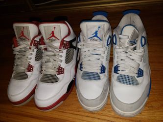 Jordan 4 (Fire Red and Military Blue) no trade