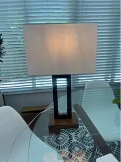 Table side modern lamp