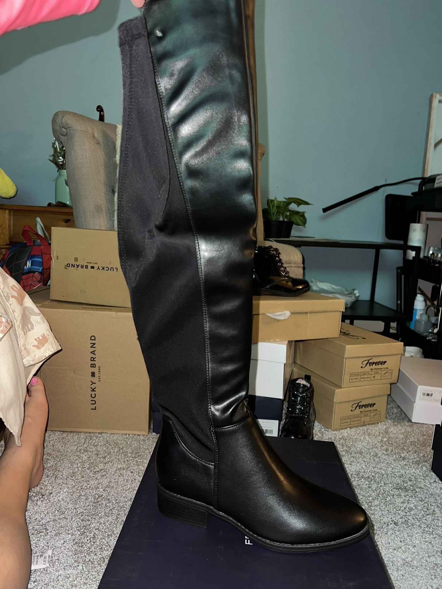 Knee High Low Boots