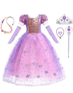 Girls Purple Pink Princess Dress Up Costume size 5t