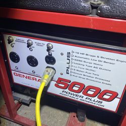 Generac 5000 HP Power Plus Portable Generator