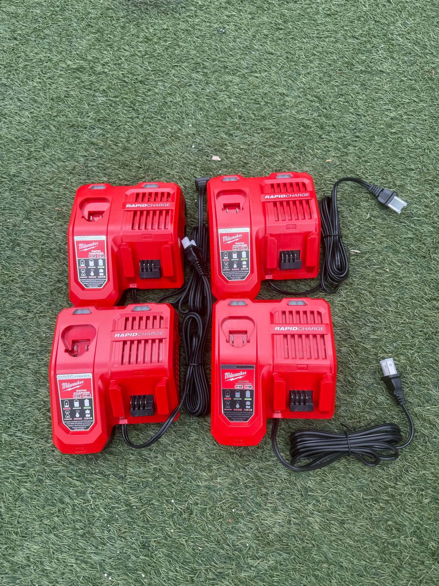 Milwaukee Rapid Charger $60 Each Cada Uno