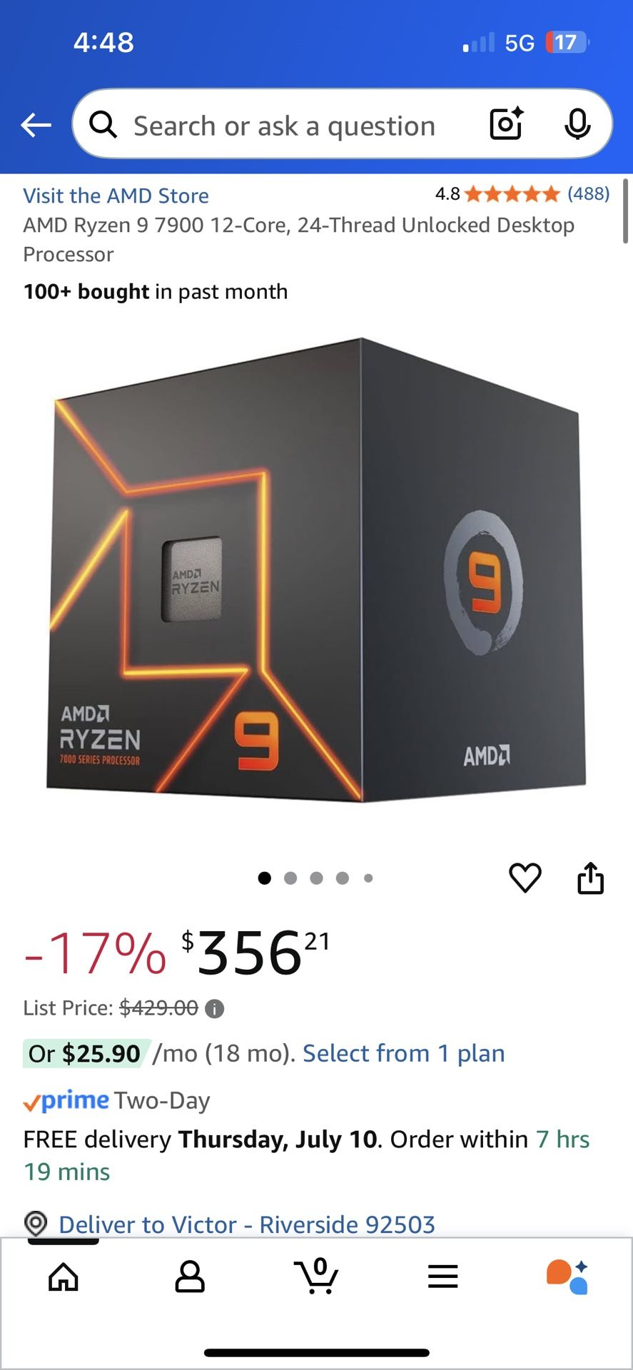 Ryzen 9 7900