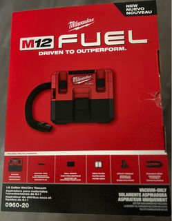 Milwaukee M12 FUEL 1.6 Gallon Wet/Dry Vacuum