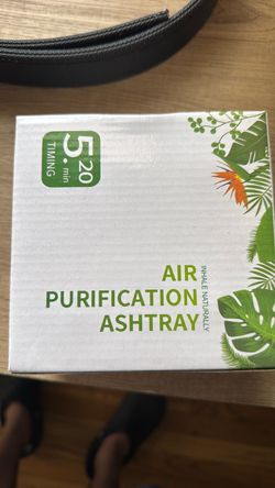 Air Purification Ashtray with 5-20 Min Timer