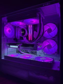 Custom White RGB Gaming PC Build