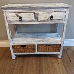 Shabby Chic Entry Console Table 
