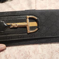 Gucci Black Leather Wallet, Read Description 