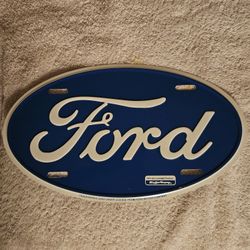 Ford License Plate New
