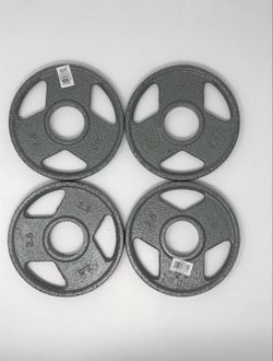 Weider 2.5lb 2” Inch Barbell Olympic Weight Plates Set Of 4 ( 10 Pounds Total )