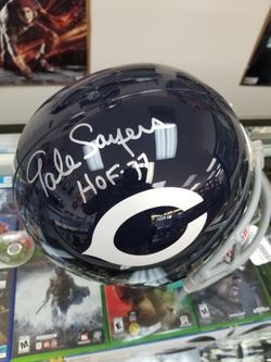 Gale Sayers Signed Full Size Helmet w/ COA